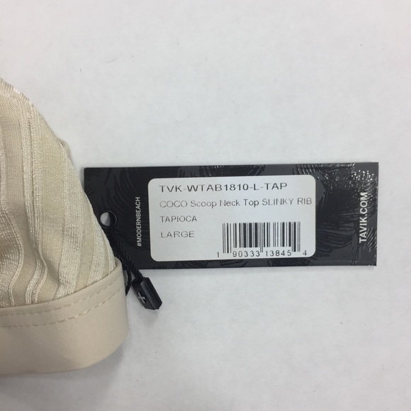 Tavik Strappy Bikini Top Slinky Tapioca - Picture 4 of 8